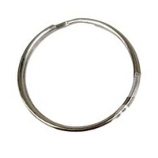 حلقه ی جاکلیدی نقره ای (مدل نازک)(بسته 1000 عددی)