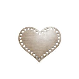 کفی تریکو قلب چوبی (ام دی اف سایز 15x15)