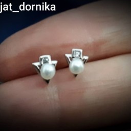 گوشواره نقره مرواریداصل
