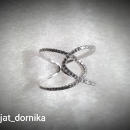 انگشترنقره زنانه جواهر