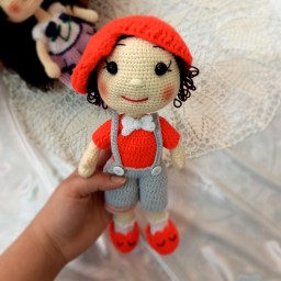 عروسک دستبافت پسر بردیا