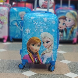 چمدان بچگانه-کودک دخترانه السا و آنا-فروزن سایز 20 اینچ 