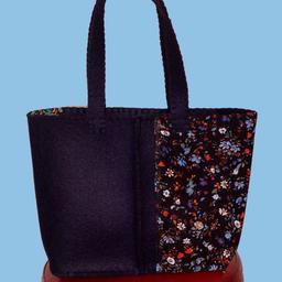 کیف دوشی دوخته شده با نمد 4 میل در رنگ های متنوع دست دوز قابل شستشو بسیار سبک و