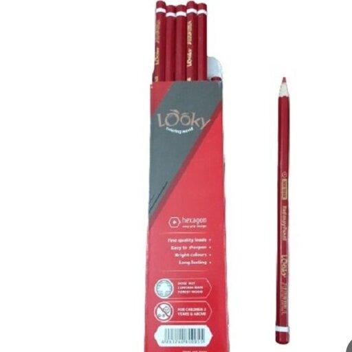  مداد قرمز لوکی اصل  با کیفیت  رنگ عالی