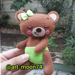 عروسک خرس نوزاد دخترانه
در6 رنگ متنوع
سایز15سانت
برندهنرماه