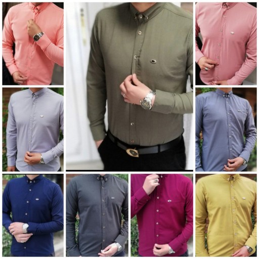 پیراهن  اسپرت با رنگ بندی متفاوت