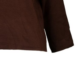 بلوز بافت قهوه ایی