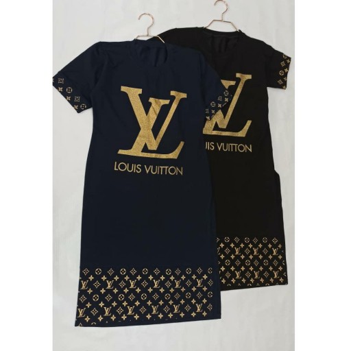 تونیک بلند آستین کوتاه Louis Vuitton