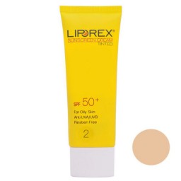 کرم ضد آفتاب پوست نرمال تا چرب لیپورکس (Liporex) بژ طبیعی 2