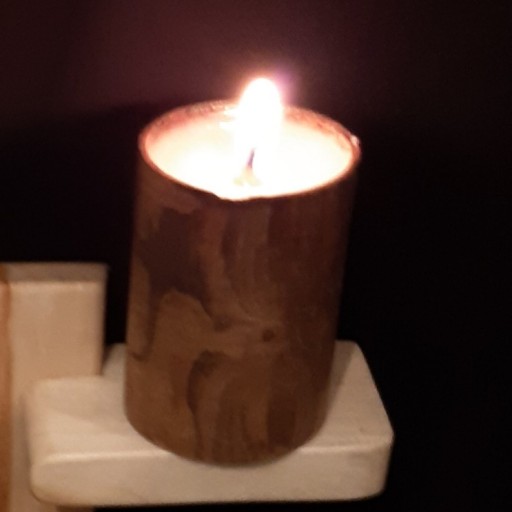 جا شمعی وارمر چوبی
