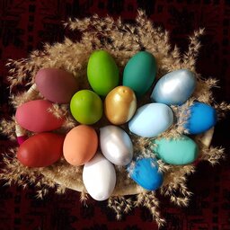 تخم مرغ رنگی ساده هفت سین