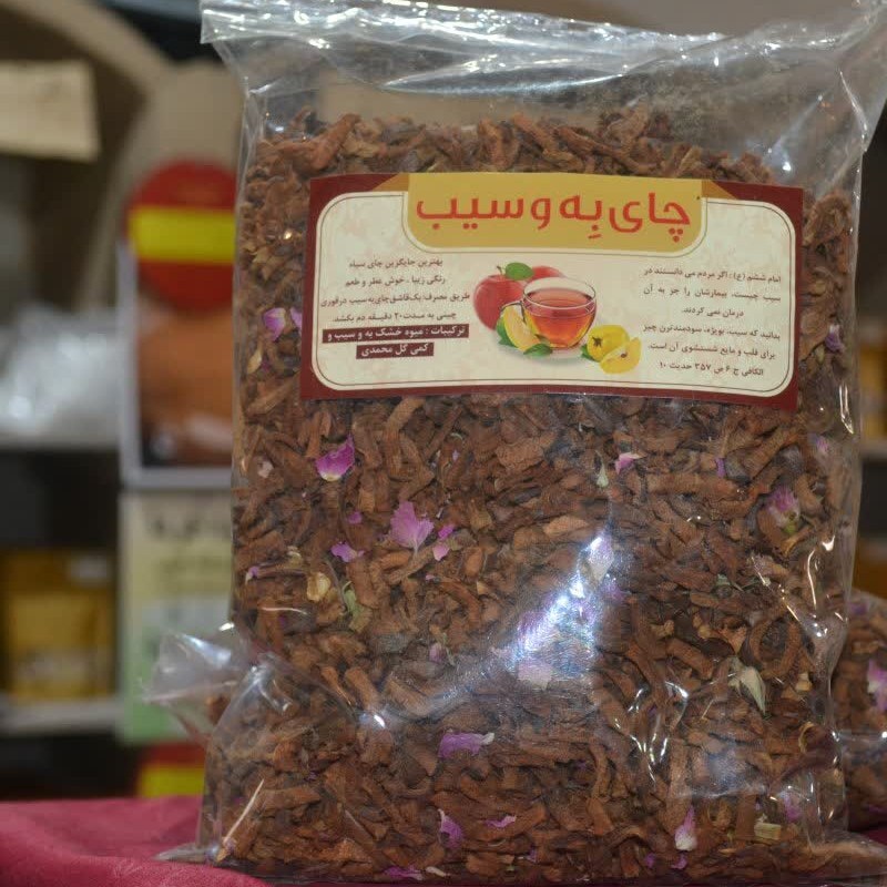 دمنوش چای به سیب با چاشنی گل محمدی