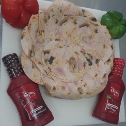ژامبون مرغ و قارچ 1 کیلویی