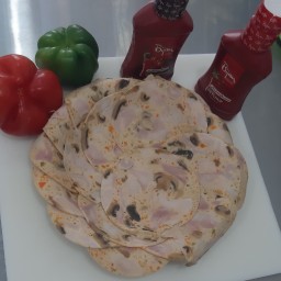 ژامبون مرغ و قارچ 1 کیلویی