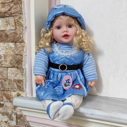 عروسک پرنسس جینا  لباس آبی