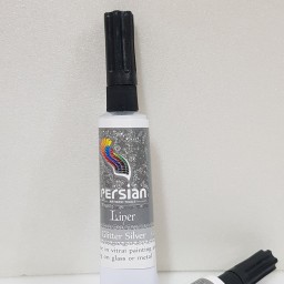 لاینر( خمیر دور گیر) پرشین رنگ نقره ای اکلیلی