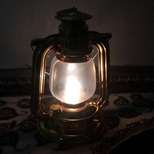 فانوس  طلایی رنگ چراغ  شمعی چراغ موشی