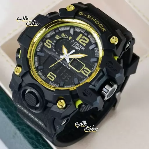 ساعت زنانه و مردانه جی شاک  مشکی و زرد G-Shock