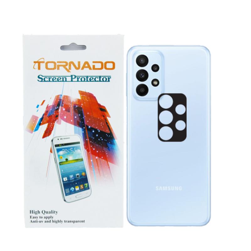 محافظ لنز دوربین فلزی مدل TORNADO مناسب موبایل Galaxy A23 بسته 40 عددی