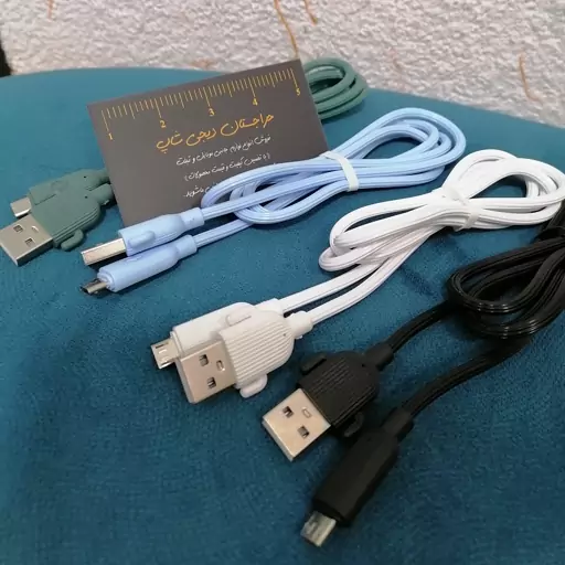 کابل شارژ و دیتا کاکتوسی میکرو یو اس بی MicroUSB 