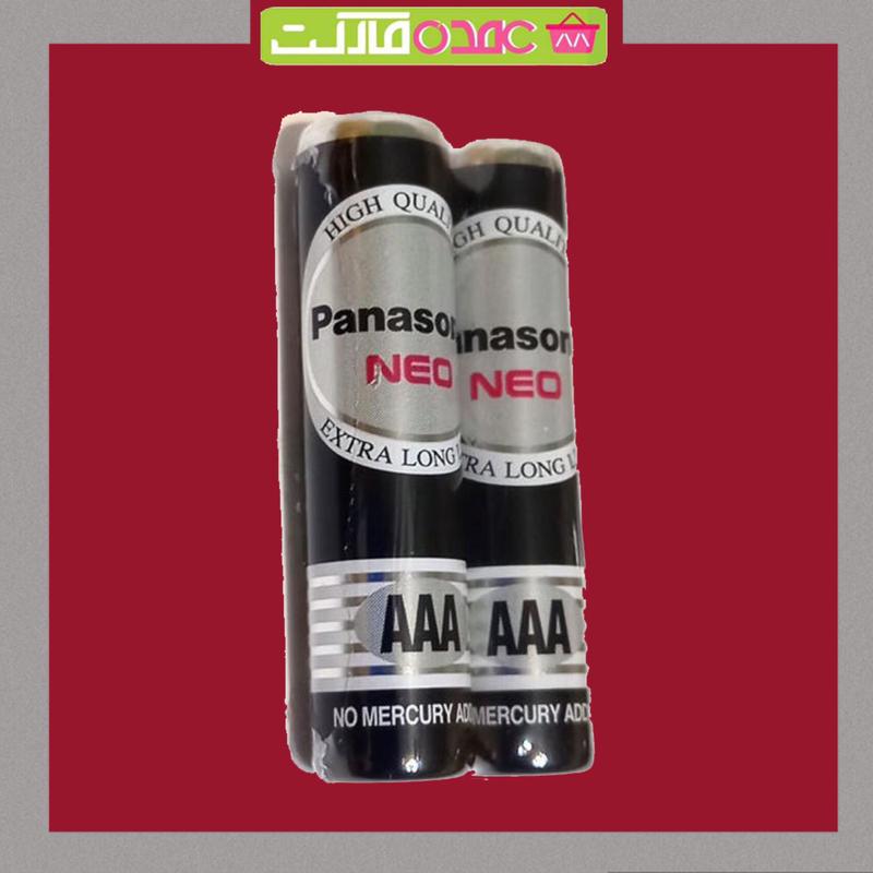 باتری نیم قلمی پاناسونیک مدل NEO 1.5V بسته 6 عددی 