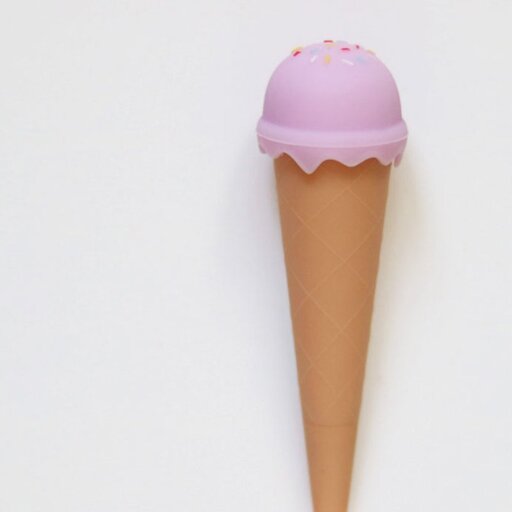 روان نویس طرح بستنی قیفی  در رنگ های مختلف  جنس بدنه پلاستیکی رنگ جوهر مشکی 