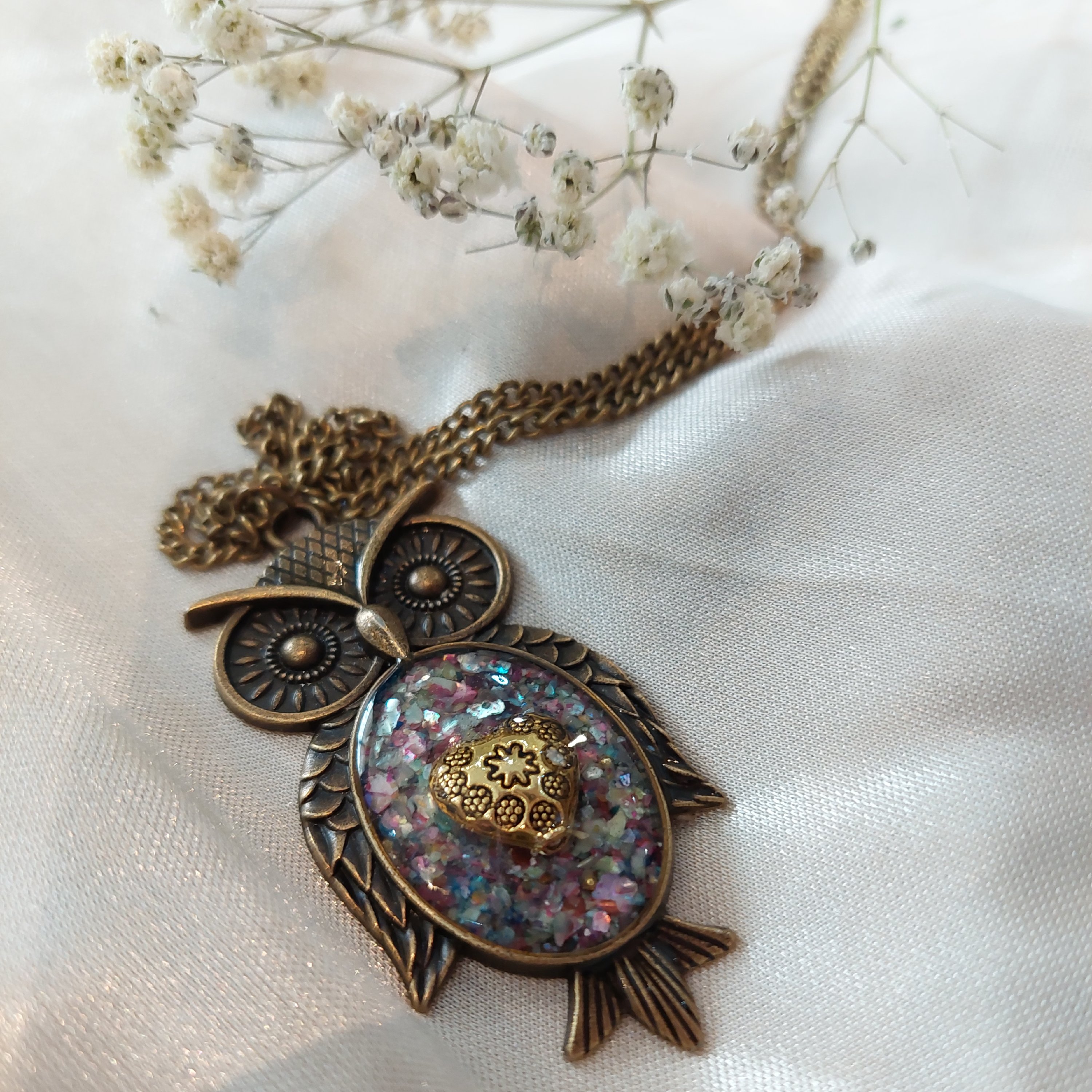 گردنبد رزینی جغد دانا (پس کرایه)