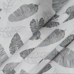 پارچه ملحفه ای ماهور  طرح برگ کاغذی ملافه تترون عرض 2 متر  رزاق