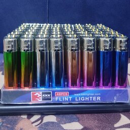 فندک سنگی هولوگرامی یک عدد برند KKK Lighter کی کی کی