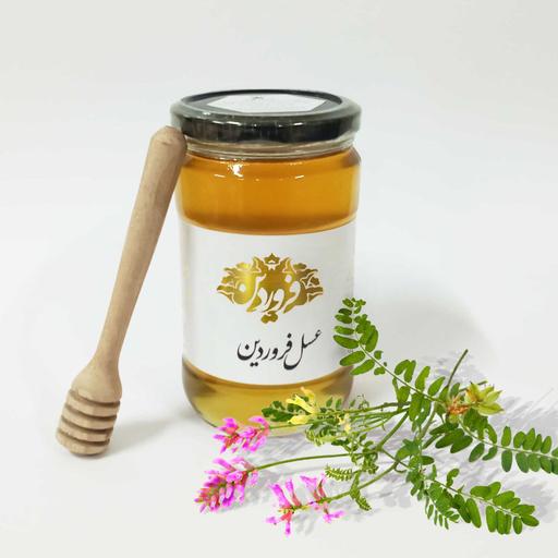 عسل گون طبیعی خام و گرماندیده فروردین ساکارز 1.6