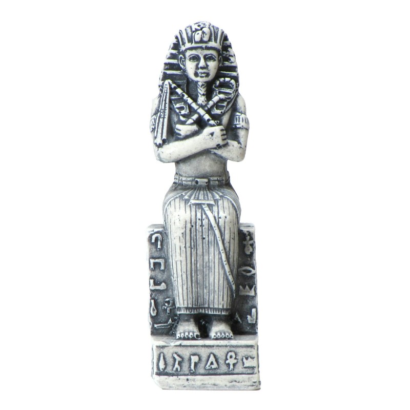 مجسمه پلی استر فرعون نشسته بر تخت