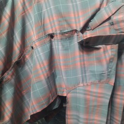 پیراهن چهارخانه مردانه در چهار سایز و چهار رنگ جنس نخ و پنبه رنگ ثابت تضمینی