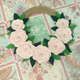 آویز در کنفی یا مکرومه قطر 40