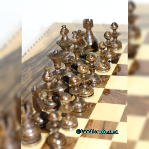 مهره شطرنج چوبی شماره 2