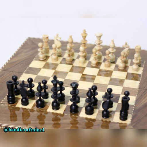 مهره شطرنج چوبی 6