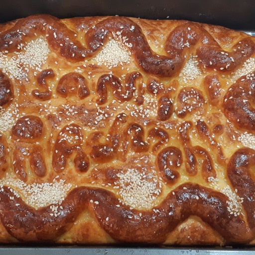 نان شیرمال پنبه ای خوشمزه سایز بزرگ 30×40