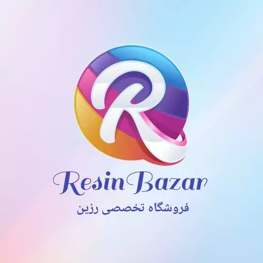 تابلو رزین اپوکسی طرح بهاره، قطر 40 سانت، برند "رزین بازار"