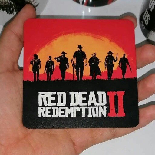 زیرلیوانی دوطرفه گیمینگ رد دد ریدمپشن 2 ( Red Dead Redemption  ) ایکس باکس  . پلی استیشن 