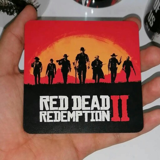 زیرلیوانی دوطرفه گیمینگ رد دد ریدمپشن  ( Red Dead Redemption  ) آرتور  ( پلی استیشن  . ایکس باکس )
