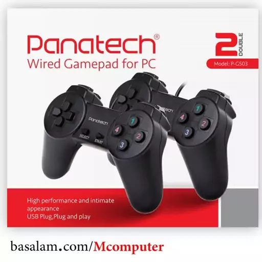 دسته بازی کامپیوتر دوبل ساده پاناتک Panatech P-G503