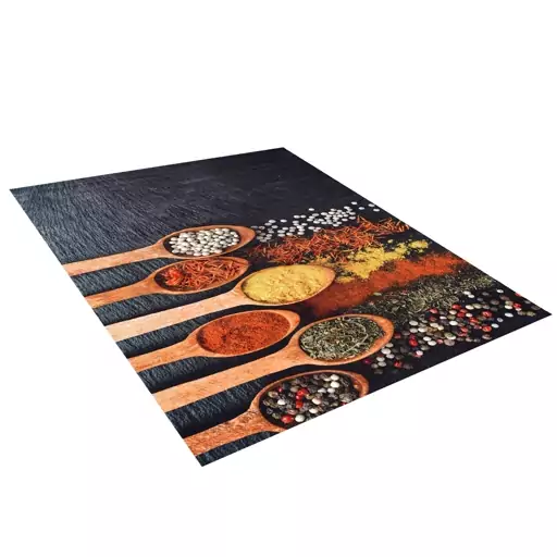 فرش ماشینی زانیس ارسال رایگان کد1005مدرن طرح آشپزخانه طوسی ترمزدار 225x150 