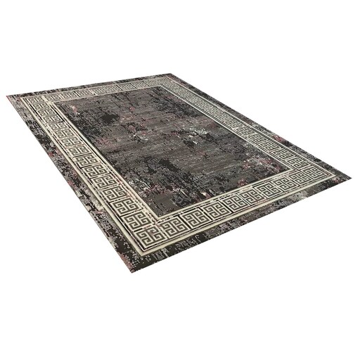 فرش ماشینی زانیس ارسال رایگان کد2539مدرن طرح وینتیج ورساچ تک روسایز 42x30 سانت