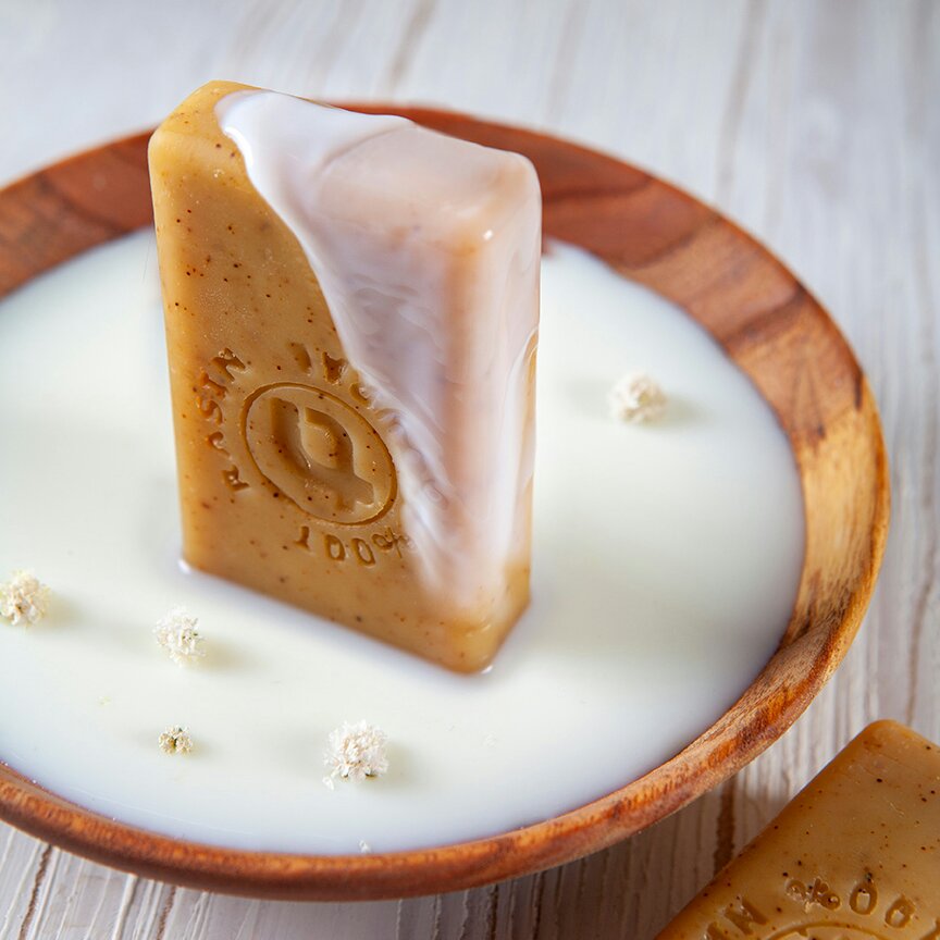 صابون دست ساز 90 گرمی شیرالاغ