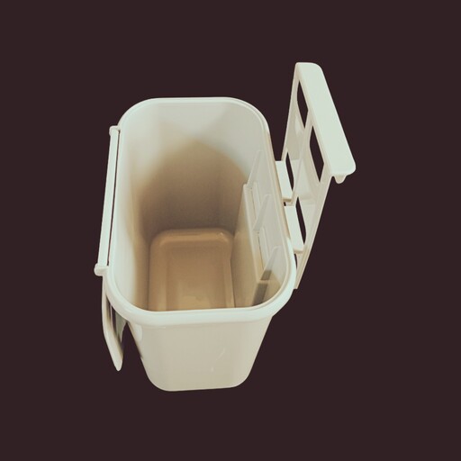 سطل زباله کابینتی اریاسام مدل دست ساز   دارای قابلیت تنظیم ارتفاع و درو با چرخش 360