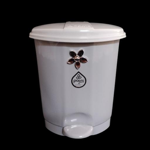 سطل زباله حمام موجود در رنگ کرپ،وانیلی ،مشکی و صورتی ومشکی