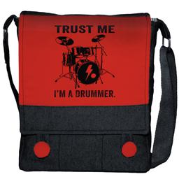 کیف دوشی چی چاپ طرح درامز راک و درامر Drummer Acoustic Drum Kit