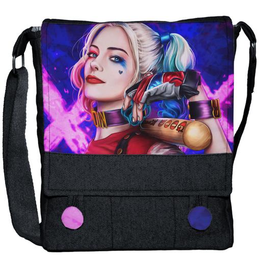 کیف دوشی دخترانه طرح هارلی کویین یا هارلی کوئین Harley Quinn