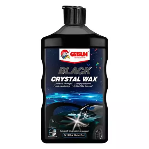 پولیش-واکس مشکی همرنگ بدنه خودرو گتسان (Black Crystal Wax)