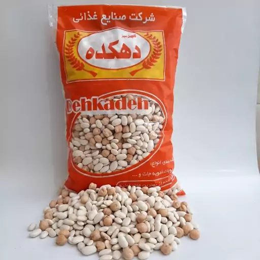 مخلوط (لوبیا سفید ونخود) 900 گرمی 