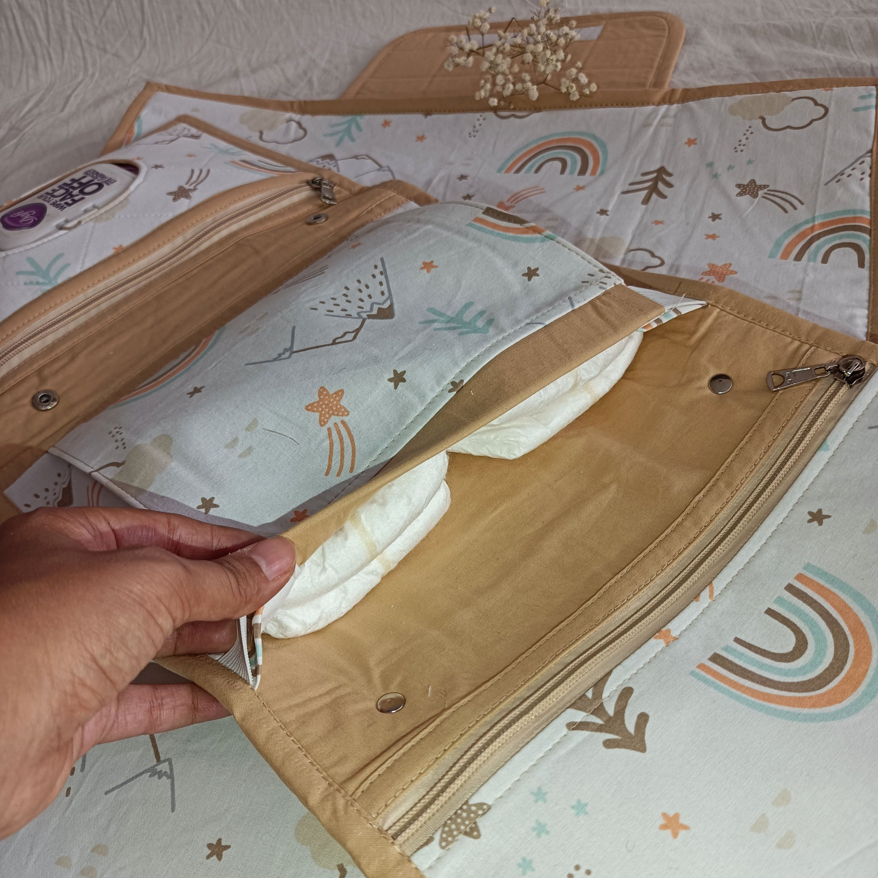 کیف تعویض پوشک(مدل تاشو)